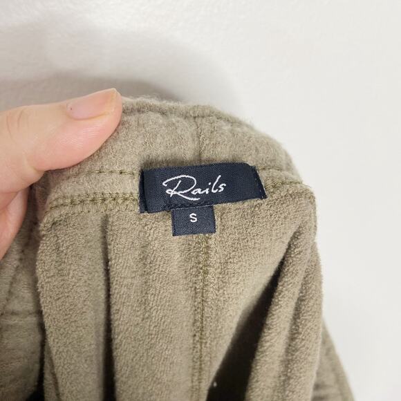 Rails Olive Green Fleece Joggers Size Small - Picture 4 of 4